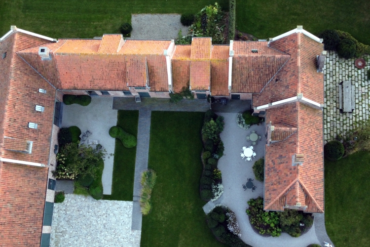 Luchtfoto van het domein